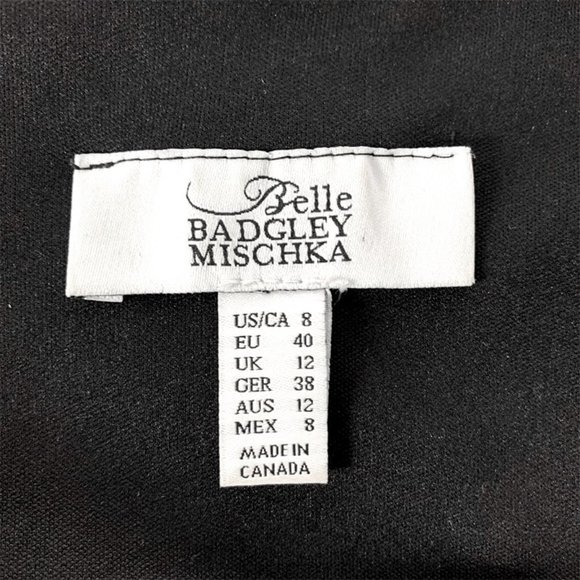 BADGLEY MISCHKA 1980's Style VELVET Dress with contrasting crushed velve… - Picture 6 of 6